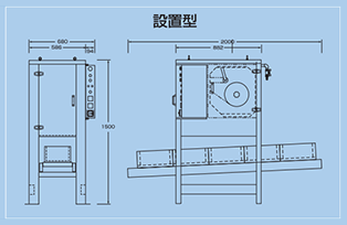 図：YH7型-設置型